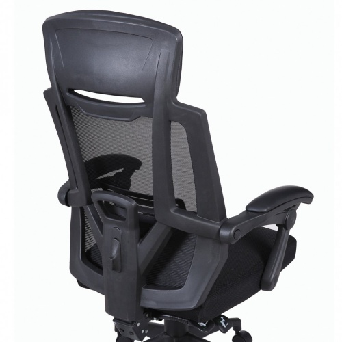 Кресло офисное Brabix Nexus ER-401 сетка/ткань/экокожа, черное 531835 фото 7